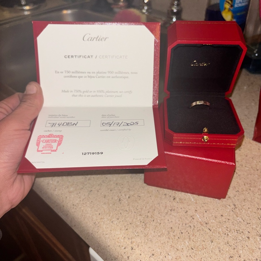 Cartier Silver and Gold Ring